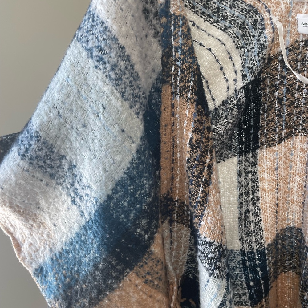 Sonoma Multicolor Knit Poncho - Picture 3 of 3